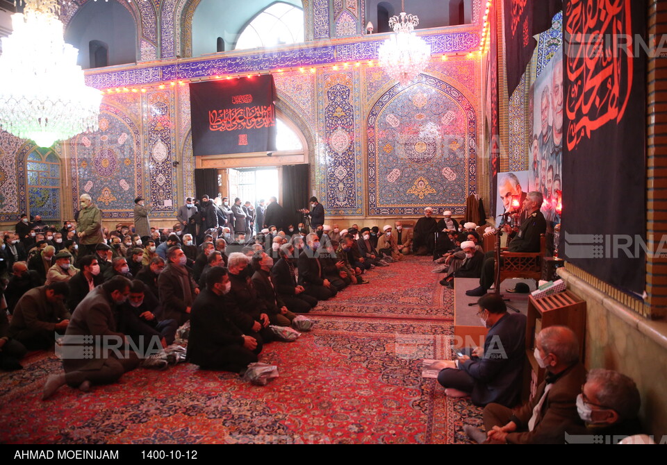 مراسم دومین سالگرد شهادت سردار سلیمانی در مسجد جامع بازار تهران