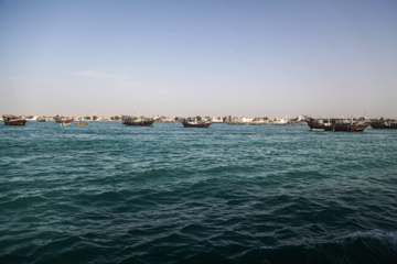 Le port de pêche de Kong au sud de l'Iran