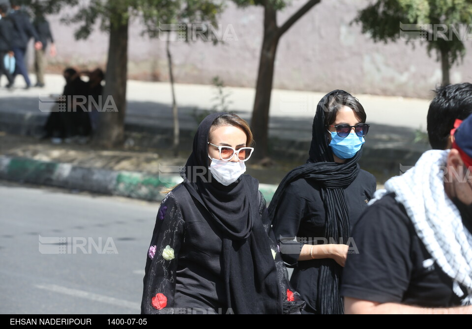 مراسم پیاده روی جاماندگان اربعین در تهران
