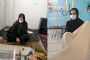 درخشش ۲ بانوی هنرمند ایرانی در نمایشگاه صنایع دستی غرب آسیا