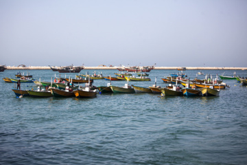 Le port de pêche de Kong au sud de l'Iran