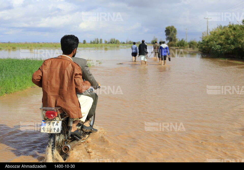 سیلاب در جنوب کرمان