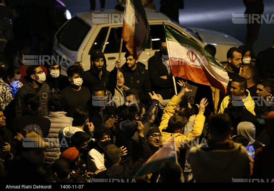 شادی مردم شیراز پس از صعود ایران به جام جهانی قطر