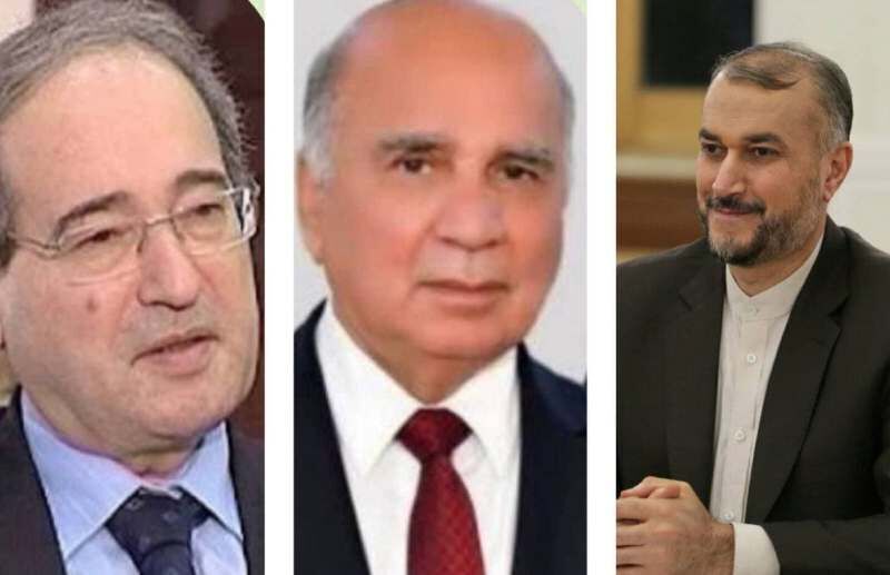 Iraqi, Syrian FMs talk with Amirabdollahian on phone