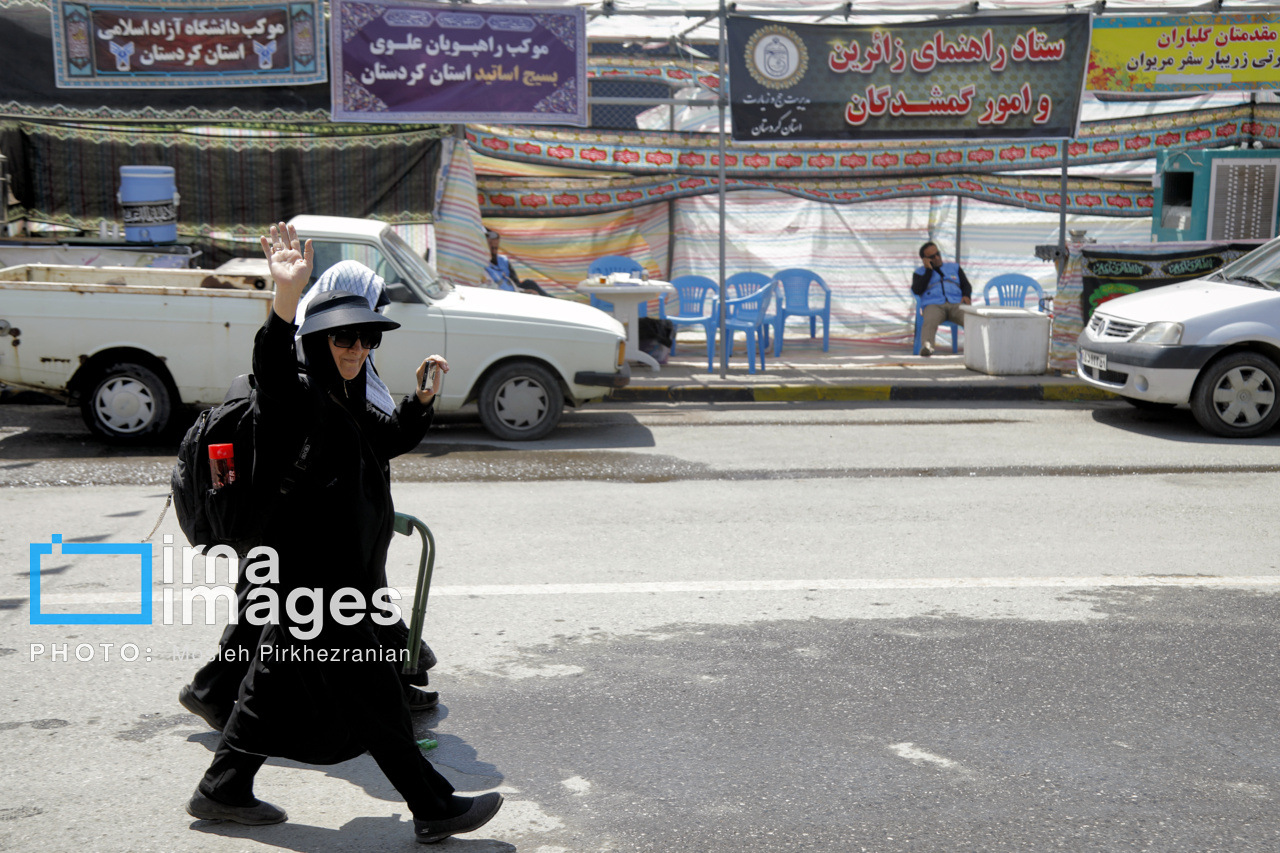 تردد زائران در مرز باشماق