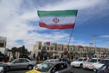 راهپیمایی خودرویی ۲۲ بهمن در بیرجند