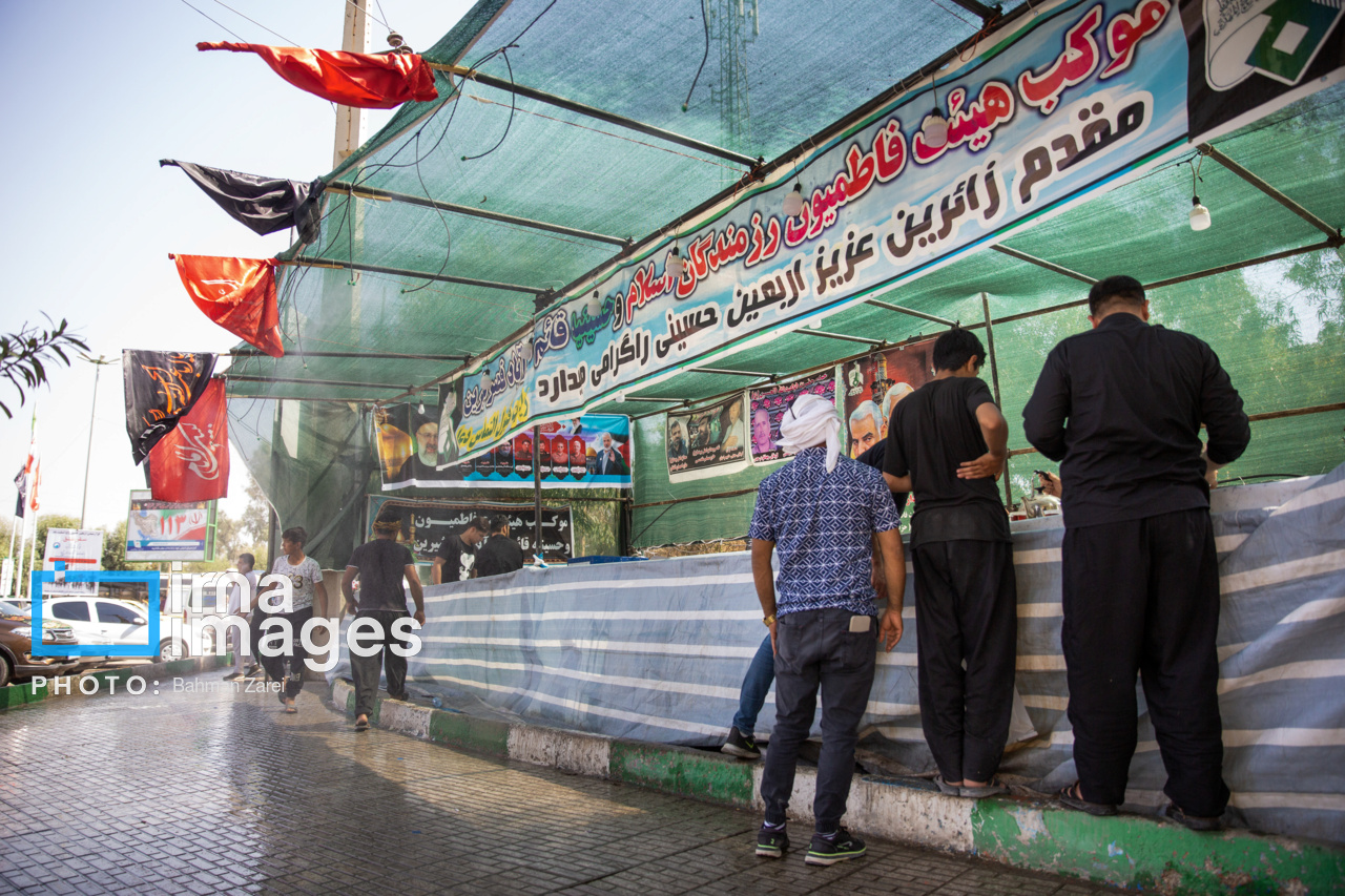 تردد زائران در مرز خسروی