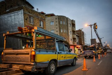 حدود ۱۸ هزار لامپ روشنایی معابر عمومی مازندران خاموش ‌شد