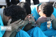دستگیری ۱۳ عامل سرقت و تیراندازی در شوش 