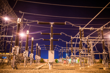 Inauguration d'un projet de ligne de transport d'électricité dans le nord de l'Iran