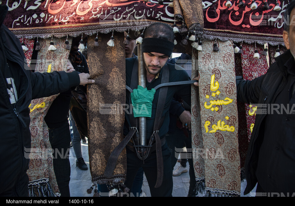 عزاداری خادمین کریمه اهل بیت (ع) در روز شهادت حضرت فاطمه زهرا (س)