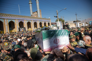 تشییع پیکر شهید «سجاد منصوری» در کرمانشاه