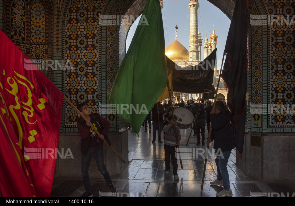 عزاداری خادمین کریمه اهل بیت (ع) در روز شهادت حضرت فاطمه زهرا (س)