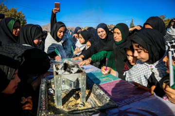 تشییع پیکر شهدای گمنام - روستای ملکشیر