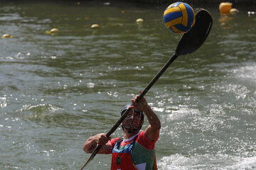 Iran : championnat de canoë-polo masculin