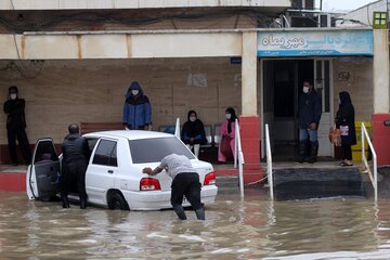 آبگرفتگی معابر سربندر