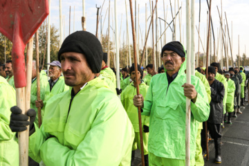 مانور طرح زمستانی پلیس راهور تهران بزرگ و شهرداری تهران