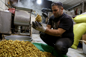 Compras para la noche de Yalda en Teherán