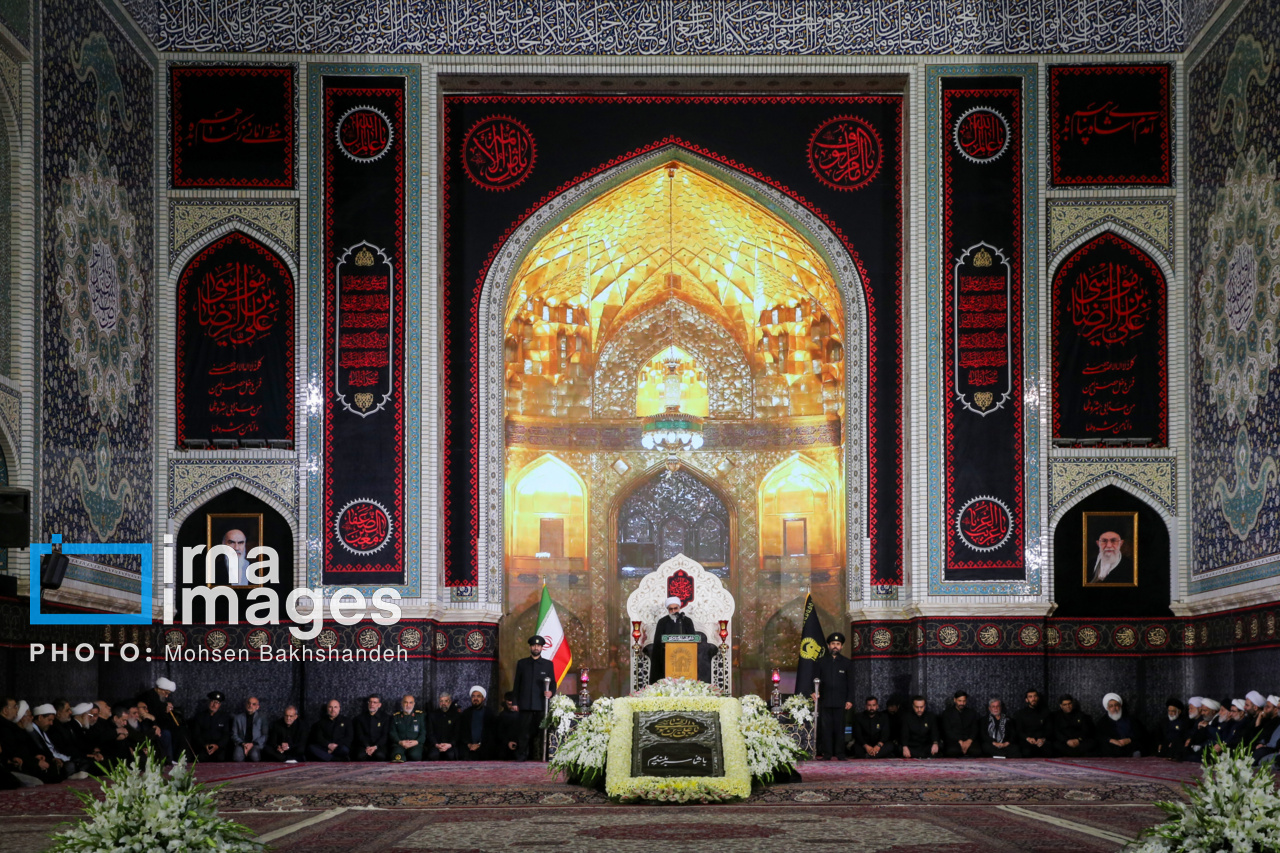 مراسم خطبه خوانی شب شهادت امام رضا (ع)