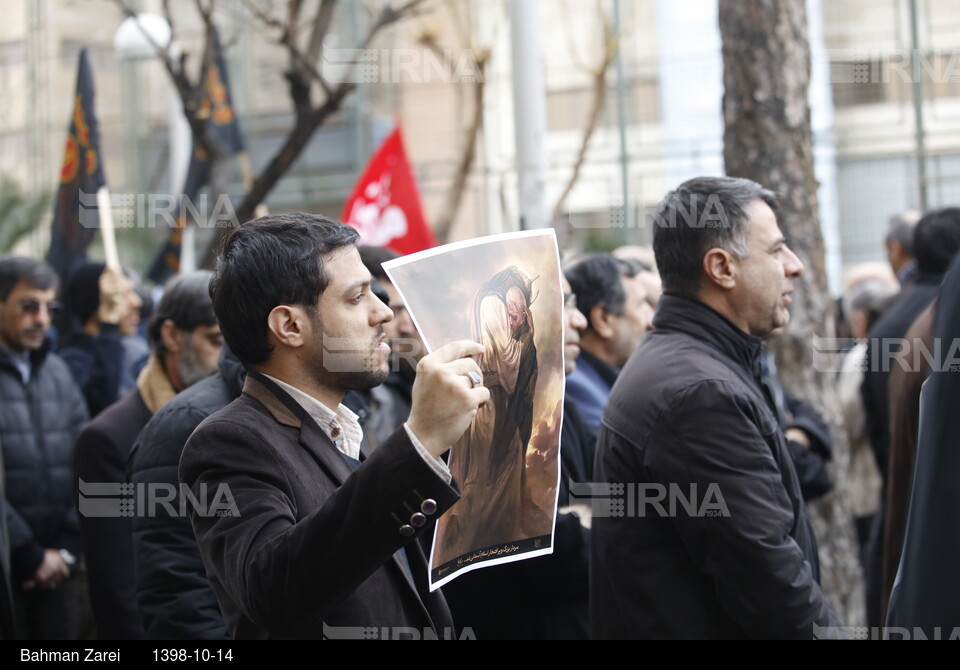 تجمع دانشجویان دانشگاه های تهران در پی شهادت سپهبد سلیمانی