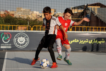 Street football and basketball competitions held in Tabriz