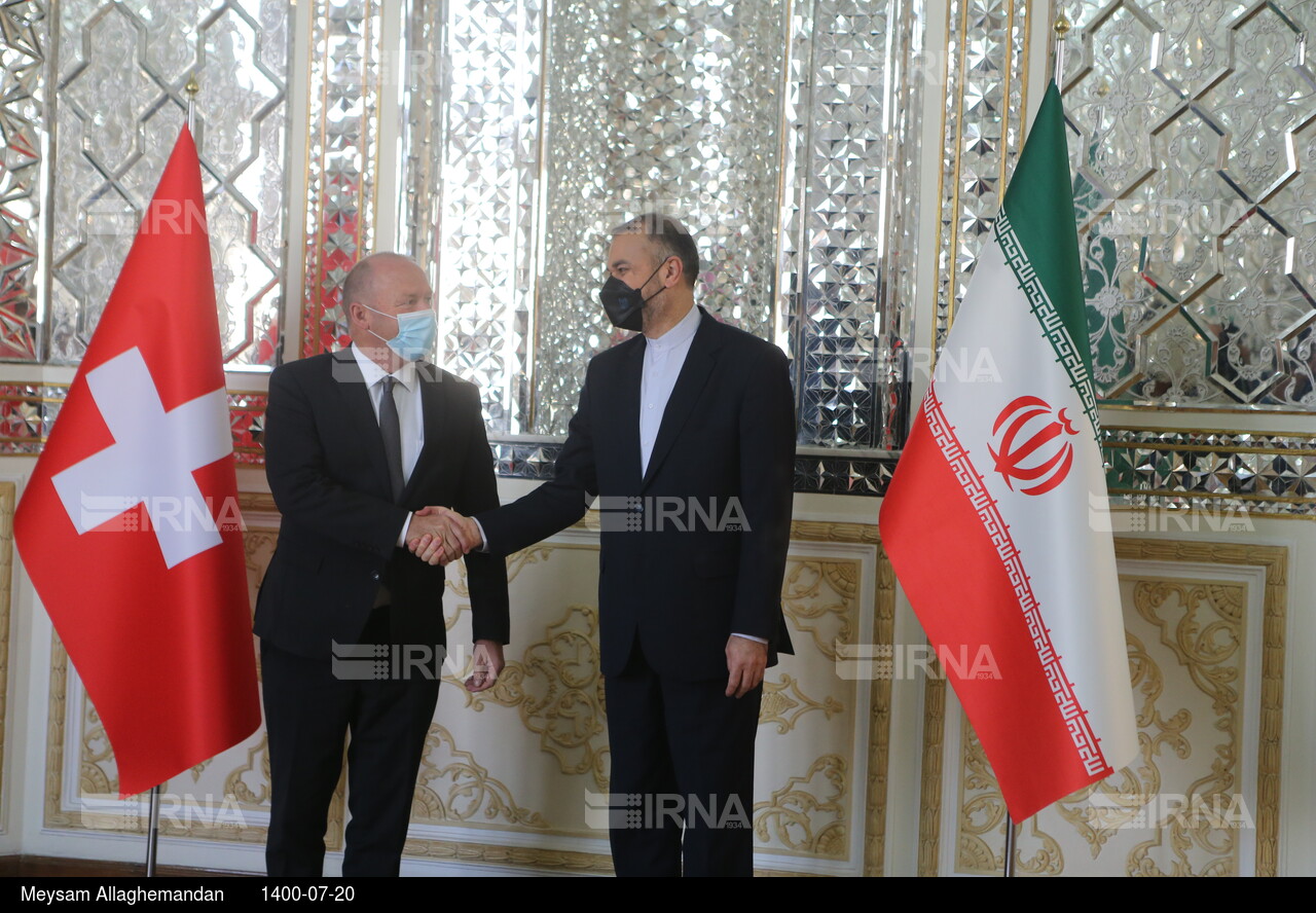 دیدار رییس مجلس سوییس با وزیر خارجه ایران