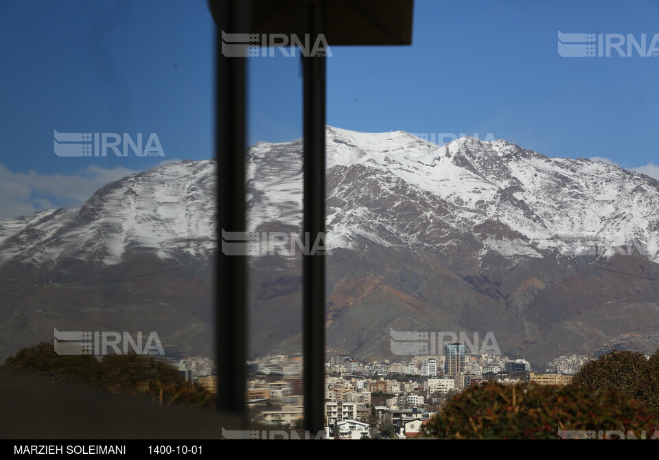 هوای تهران در اولین روز فصل زمستان