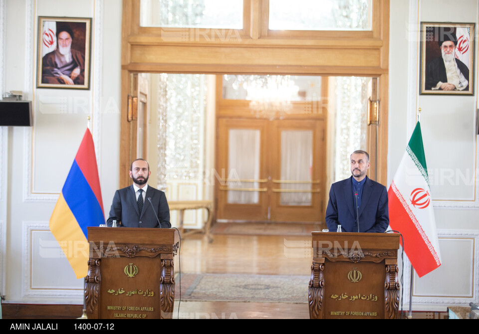 دیدار وزیران امور خارجه ارمنستان و ایران