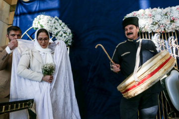 La celebración del matrimonio de 110 parejas discapacitadas 