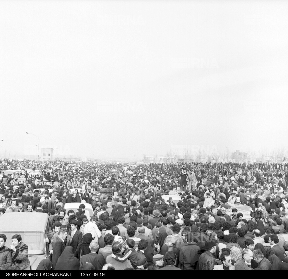 راهپیمایی مردم تهران در روز تاسوعا سال 1357