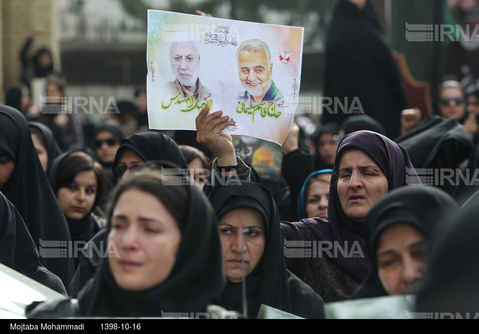 سایز بالا - مراسم بزرگداشت شهید قاسم سلیمانی در رشت