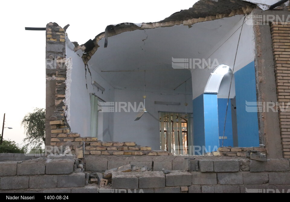 وضعیت روستای رضوان بندرعباس پس از زلزله