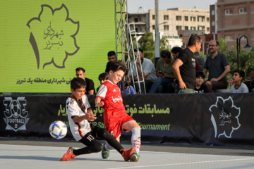 Competiciones callejeras de baloncesto y fútbol en Tabriz