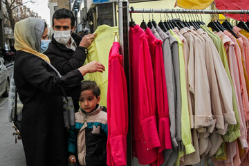 Mercado de compras de Año Nuevo en Irán
