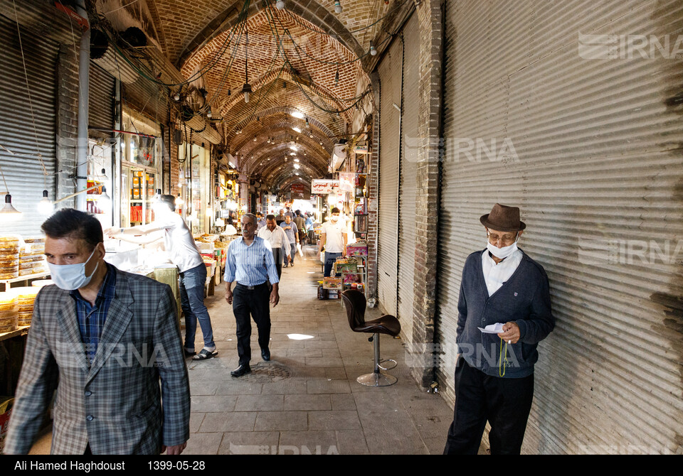 دیدنیهای ایران - بازار تبریز به وقت صبح