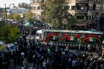 Funeral por mártires desconocidos en Teherán