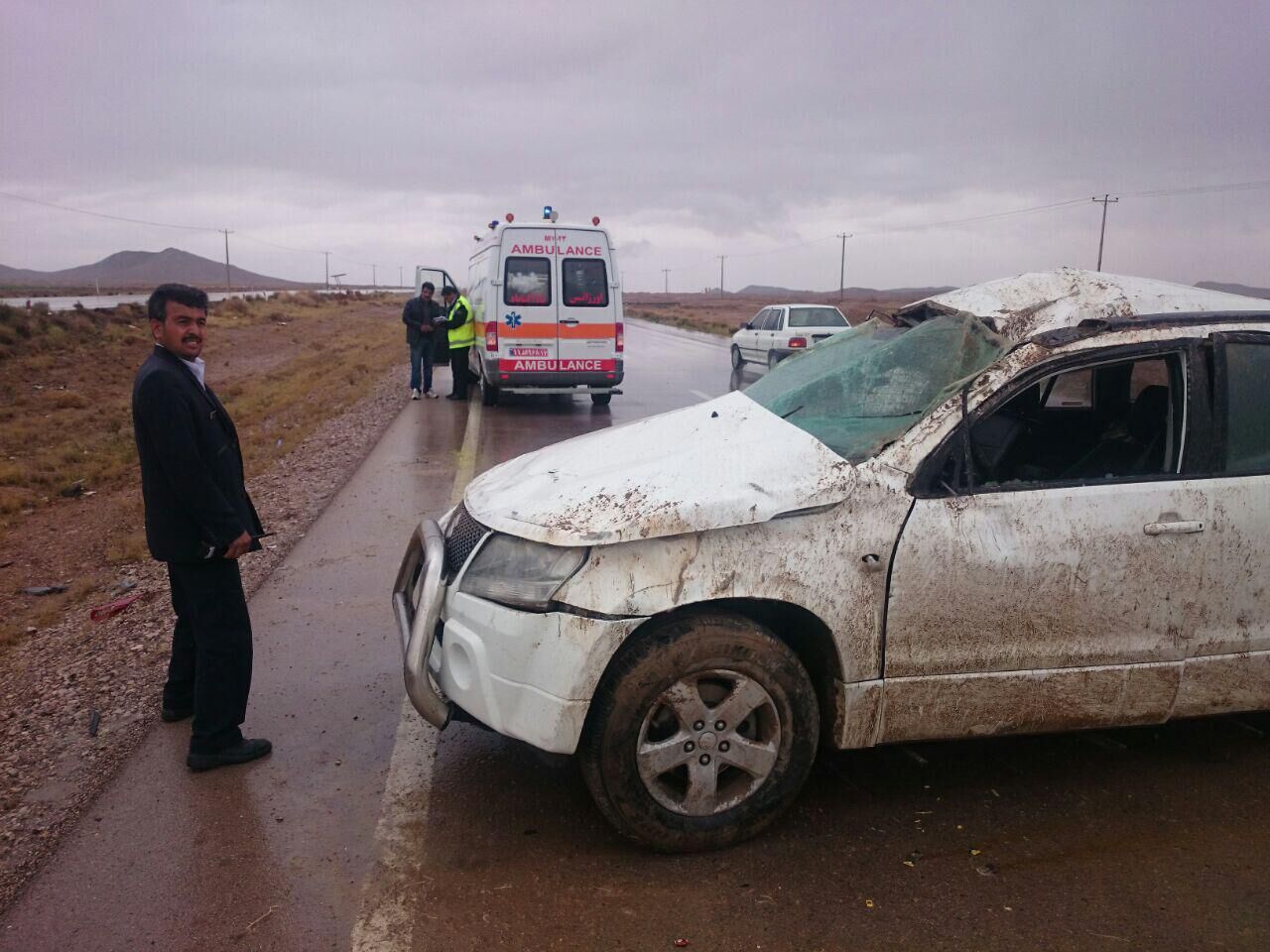 حادثه رانندگی در باغبهادران لنجان هفت مصدوم بر جا گذاشت