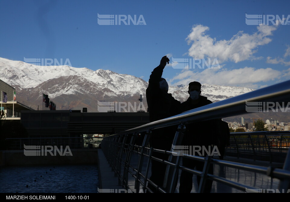 هوای تهران در اولین روز فصل زمستان