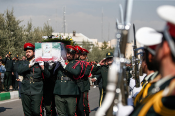 تشییع پیکر شهید مدافع امنیت «امیرمحمد شمسی»