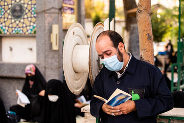 مراسم دعای عرفه در امام زاده علی اکبر(ع)