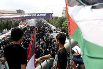 Arbaeen mourners hold rally