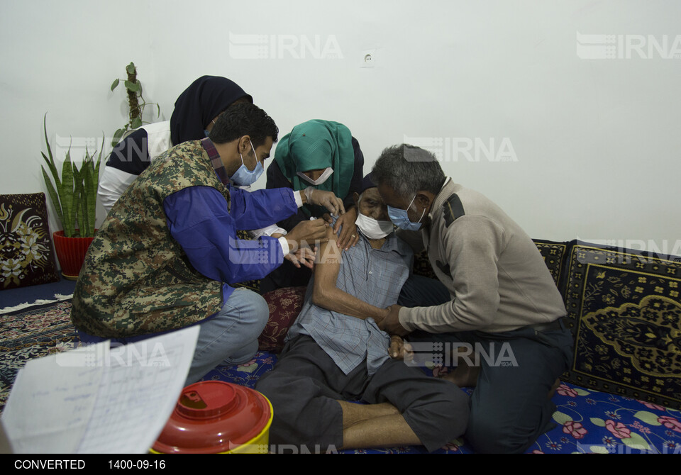 واکسیناسیون خانه به خانه در محله های گرگان