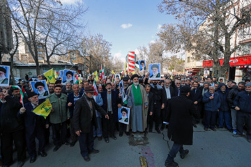 Accord de cessez-le-feu à Gaza : manifestation du « Vendredi de victoire » à Hamedan à l’ouest de l’Iran