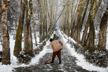 بارش برف در تهران