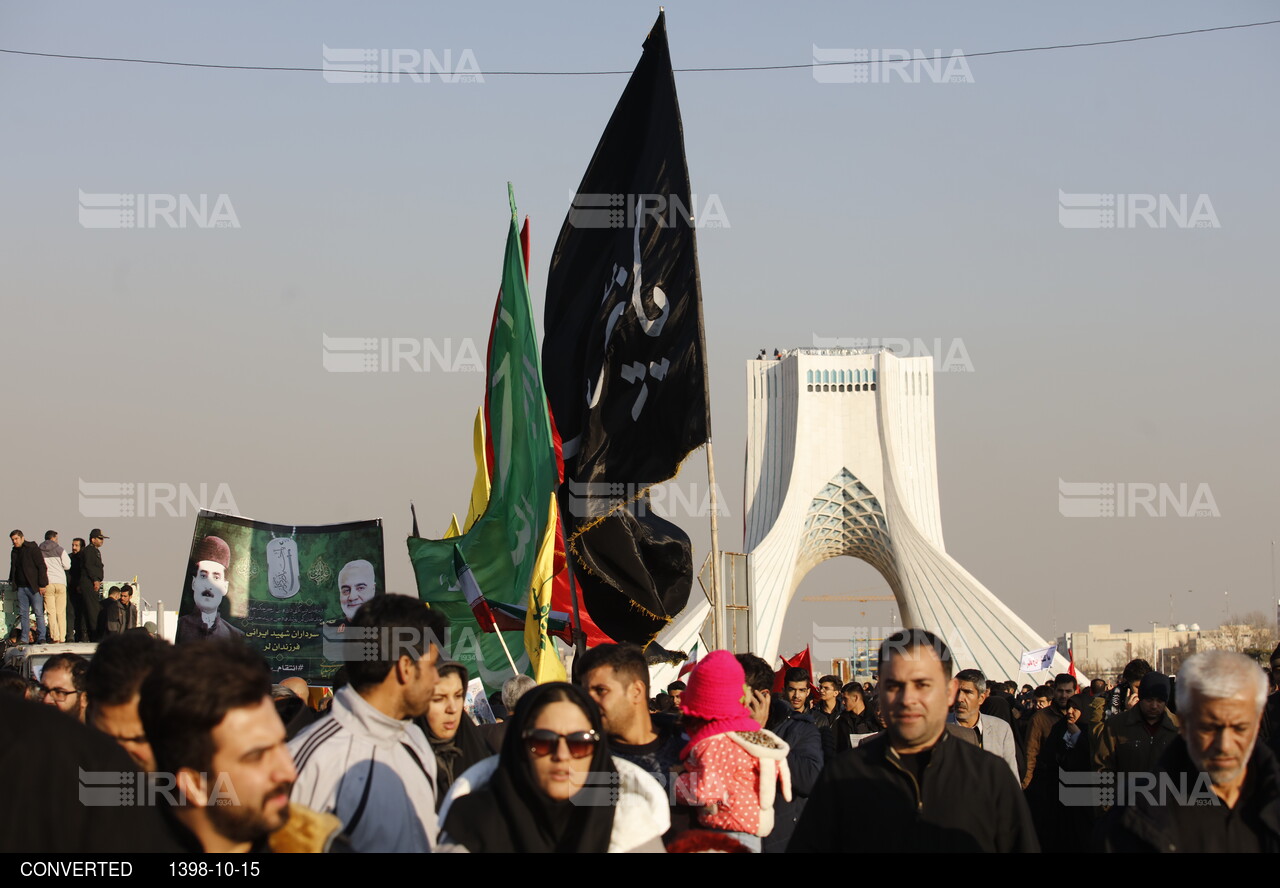 وداع با سربازان وطن - تشییع پیکر سردار سلیمانی