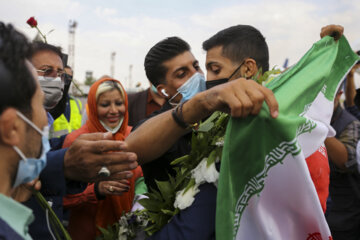 مراسم استقبال از برادران گرایی قهرمانان المپیک ۲۰۲۰