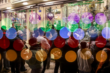 Ambiente navideño en Teherán