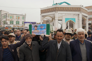 تشییع پیکر شهید «محسن ایران‌نژاد»