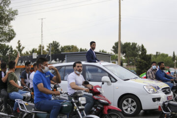 مراسم استقبال از برادران گرایی قهرمانان المپیک ۲۰۲۰