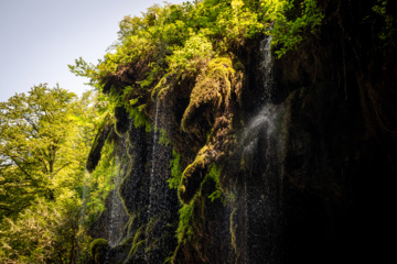 Behesht Baran Waterfall in Iran